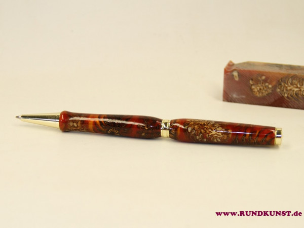 Kugelschreiber Epoxy mit Zapfen rot – Bild 2